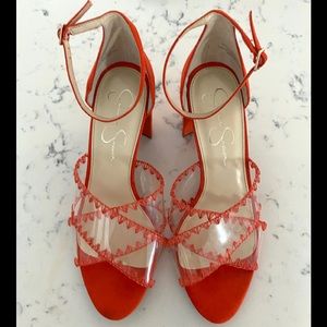 Jessica Simpson Orange Pumps